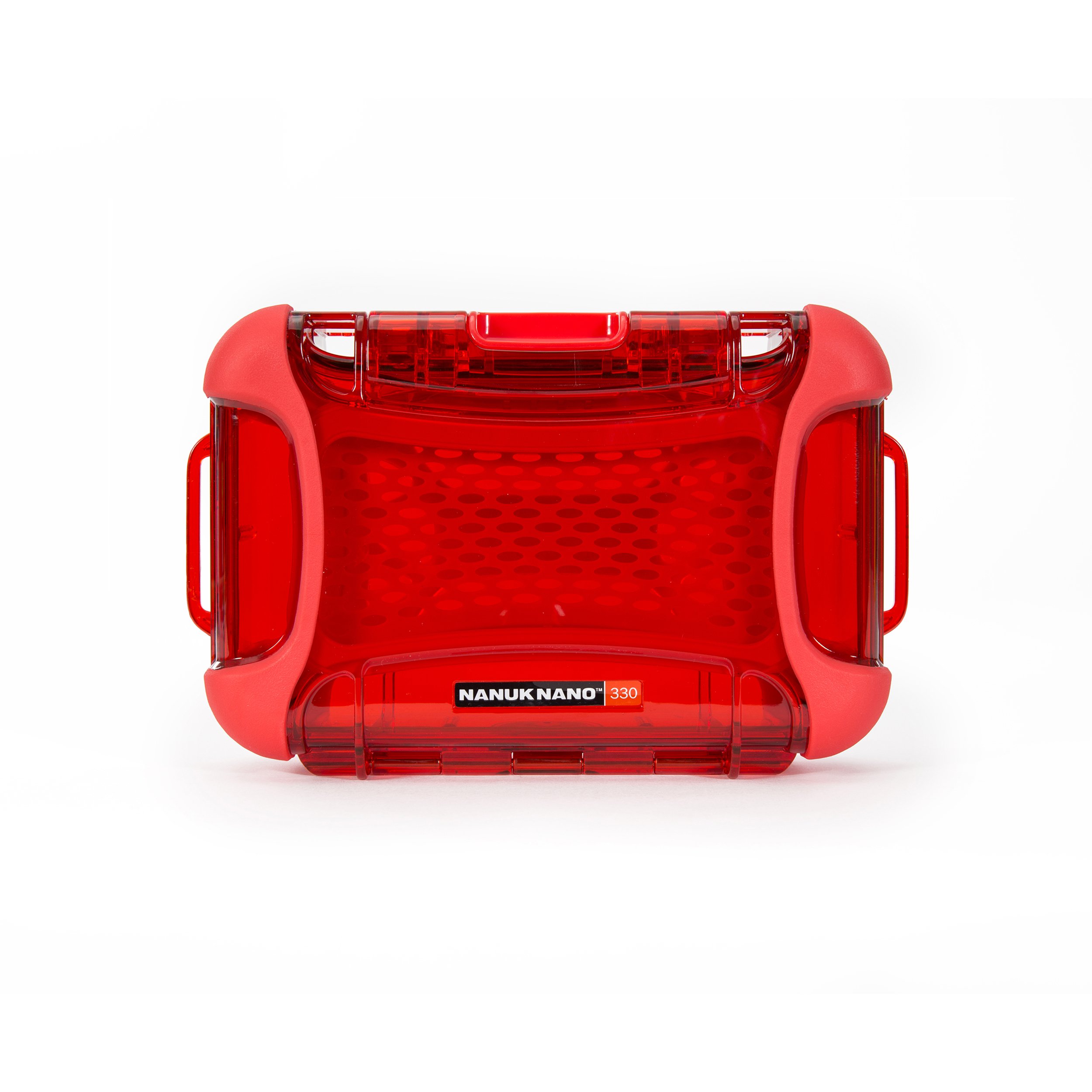 NANUK 330-0009 Nano Series Waterproof Large Hard Case for Phones, Cameras and Electronics (Red)