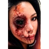 Fxe Faux Studio Horror Eye Gash Wound Halloween Latex Prosthetic Appliance | Latex fake wound, lightweight, easy to apply, realistic injury looks