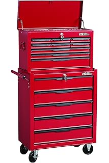 Red Sealey 14 Drawer Top Chest Box Roller Roll Cabinet Tool