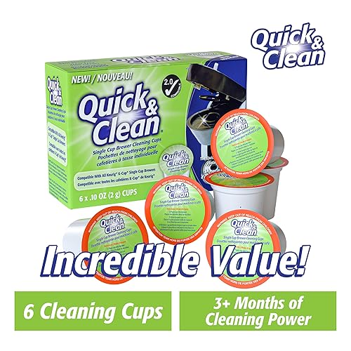 Eco Power Keurig Month Care Kit Quick Clean [6-Pack] Keurig
