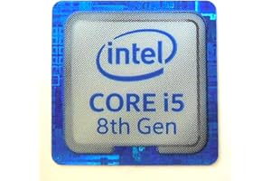 VATH Sticker Compatible with Intel Core i5 8th Gen 18mm x 18mm / 11/16" x 11/16" [967]