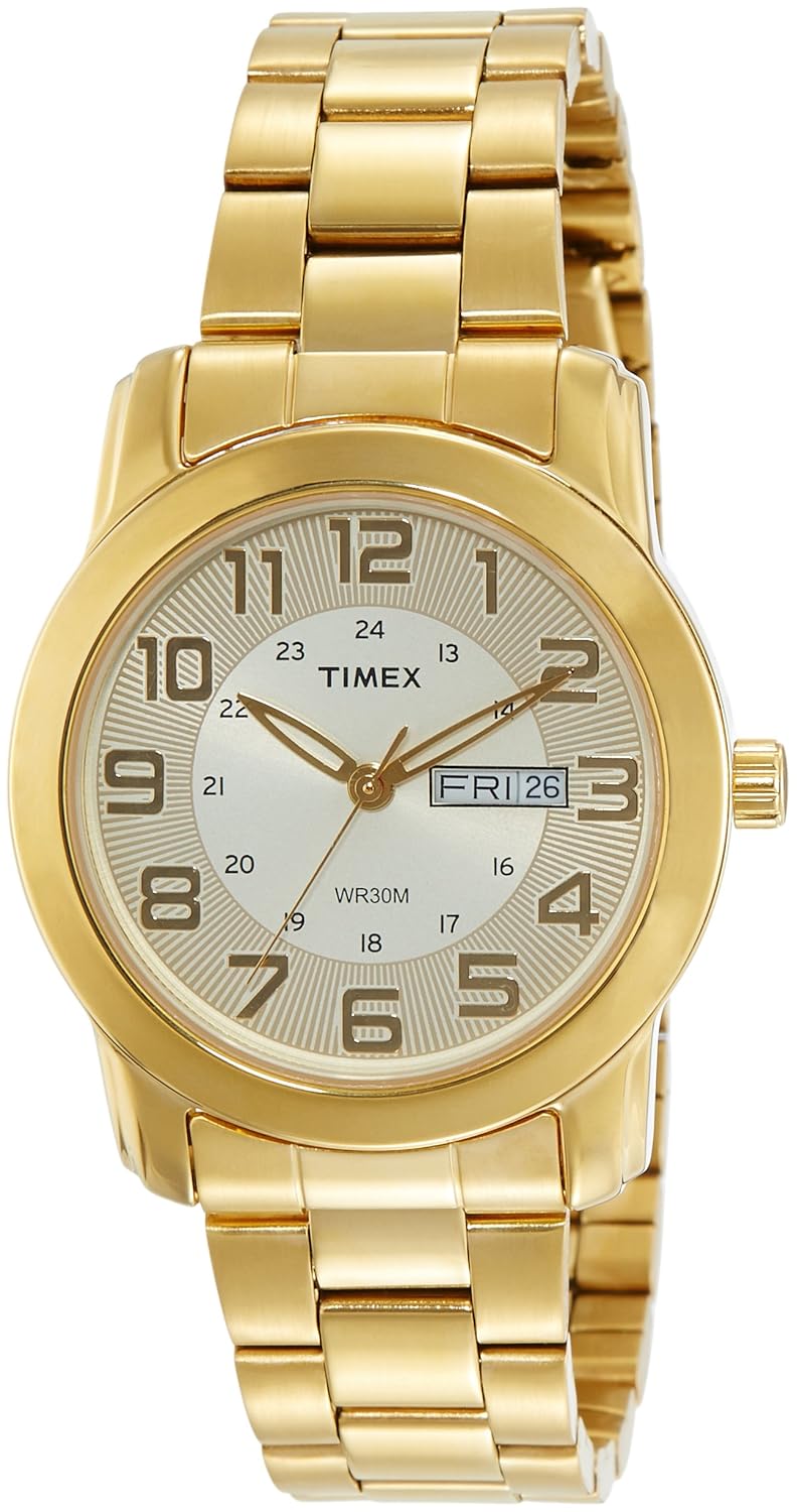 Buy Timex Analog Gold Dial Men's Watch TWEG15304 Online at Low Prices
