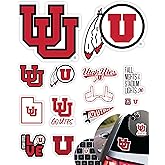 Utah Utes Stickers for Gift, Car, Water Bottle, Laptop, and Phone for UofU Football Fans and University Graduates (Utah Utes)