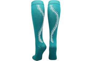 Softball Socks with Stitches - for Girls or Women - Knee High Length
