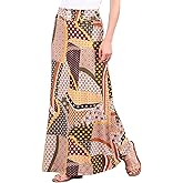 Popana Long maxi skirts for women – High Waisted Flowy Long Skirt for Women, Casual A-Line Plus Size Maxi Skirt