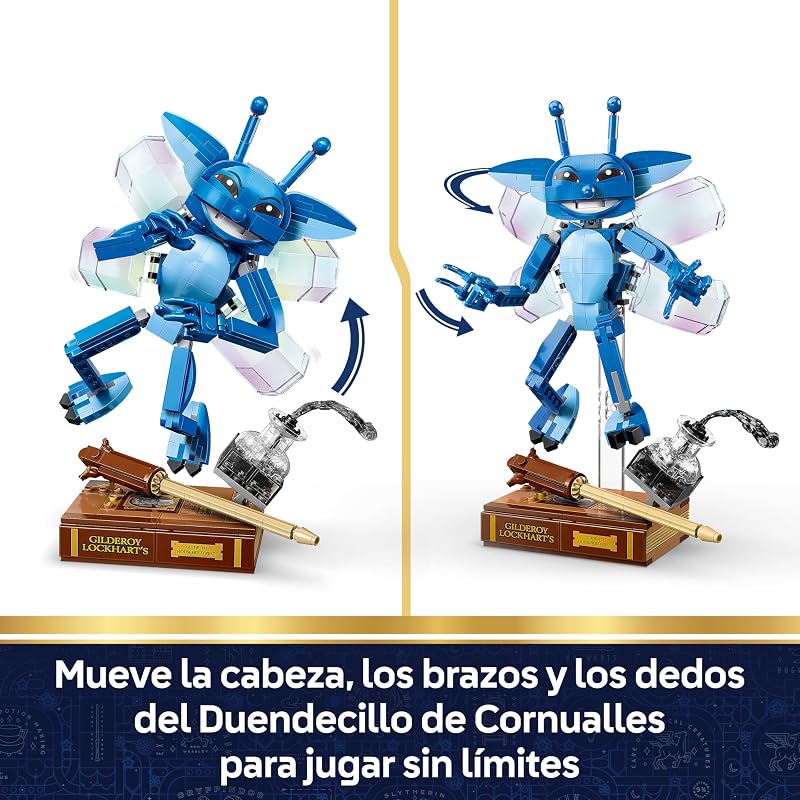 Harry Potter Cornish Goblin - Figuras Articuladas com Livro e Varinha por Gilderoy Lockhart - Decoração do Quarto - Presente de Aniversário para Raparigas e Rapazes 8+ Anos - 76461 — foto 3 de 8
