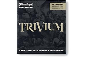 JIM DUNLOP Trivium 5 Hybrid Wound Nickel Steel Bass Strings (TVMSB45130)