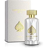 Jo Milano Game of Spades Opal Parfum Spray | 3.4 oz (100ml) | Rose, Oud Wood, Spicy, Citrus Scent | Long Lasting Fragrance for Men and Women (Unisex)