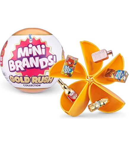 Mini brands TOYゴールドラッシュ5点 ZURU Exclusive Toy Mini Brands Gold Rush Edition Collectible
