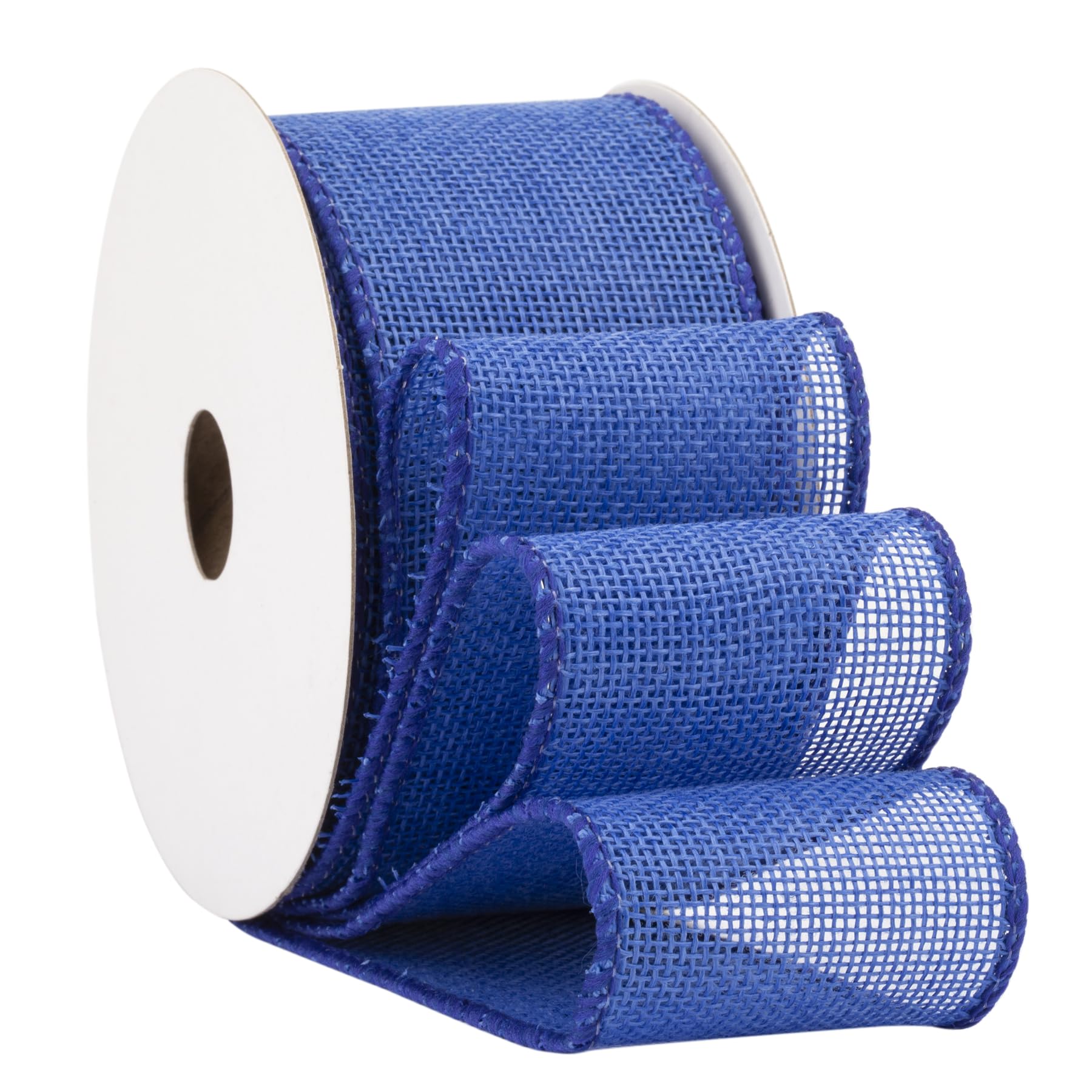 Fondersy 9-Meter Royal Burlap Ribbon Wired Burlap Ribbon - 50mm Width for Gift Wrapping, Floral Arrangements, Wreath Making, and Christmas Decor