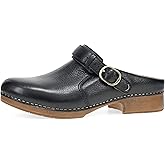Dansko Millie Women’s Slingback Swivel Strap Leather Clogs –Slip-Resistant Work and Dress Clog with Arch Support & Cushioned Footbed