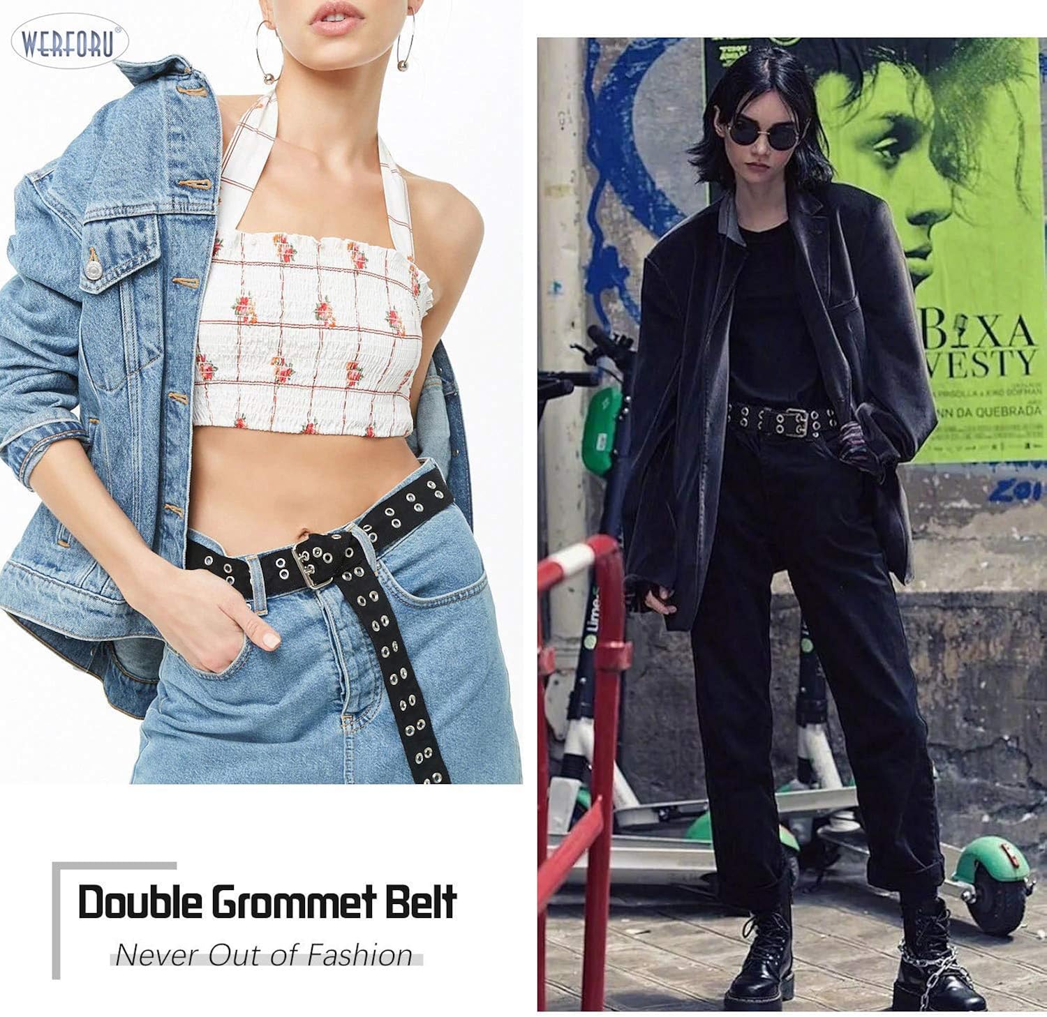 aesthetic belts amazon