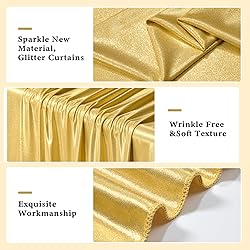 Outpain 10x10ft Gold Sequin Backdrop Curtains