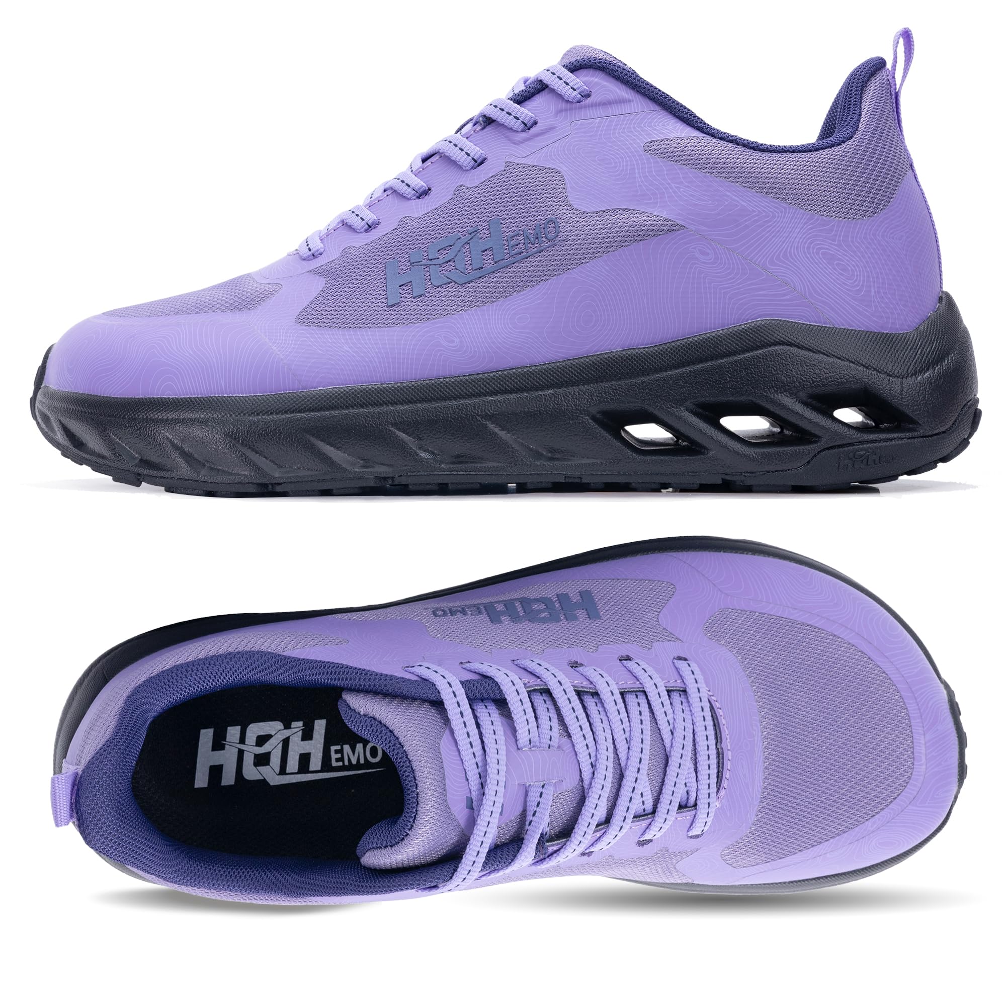 Photo 1 of **MISSIGN A SHOE LACE*** HQHEMO Women Wide Toe Box with Arch Support Walking Tennis Shoes Zero Drop Wide Width Sneakers for Running Lightweight Athletic Shoes size 10