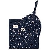 MONICA + ANDY Mini Hospital Cuddle Box, 100% Organic Baby Clothes for Newborns & Infants, Coming Home Swaddle Blanket & Cap