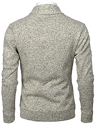 H2H Men's Long Sleeve Button Front Cotton Cashmere