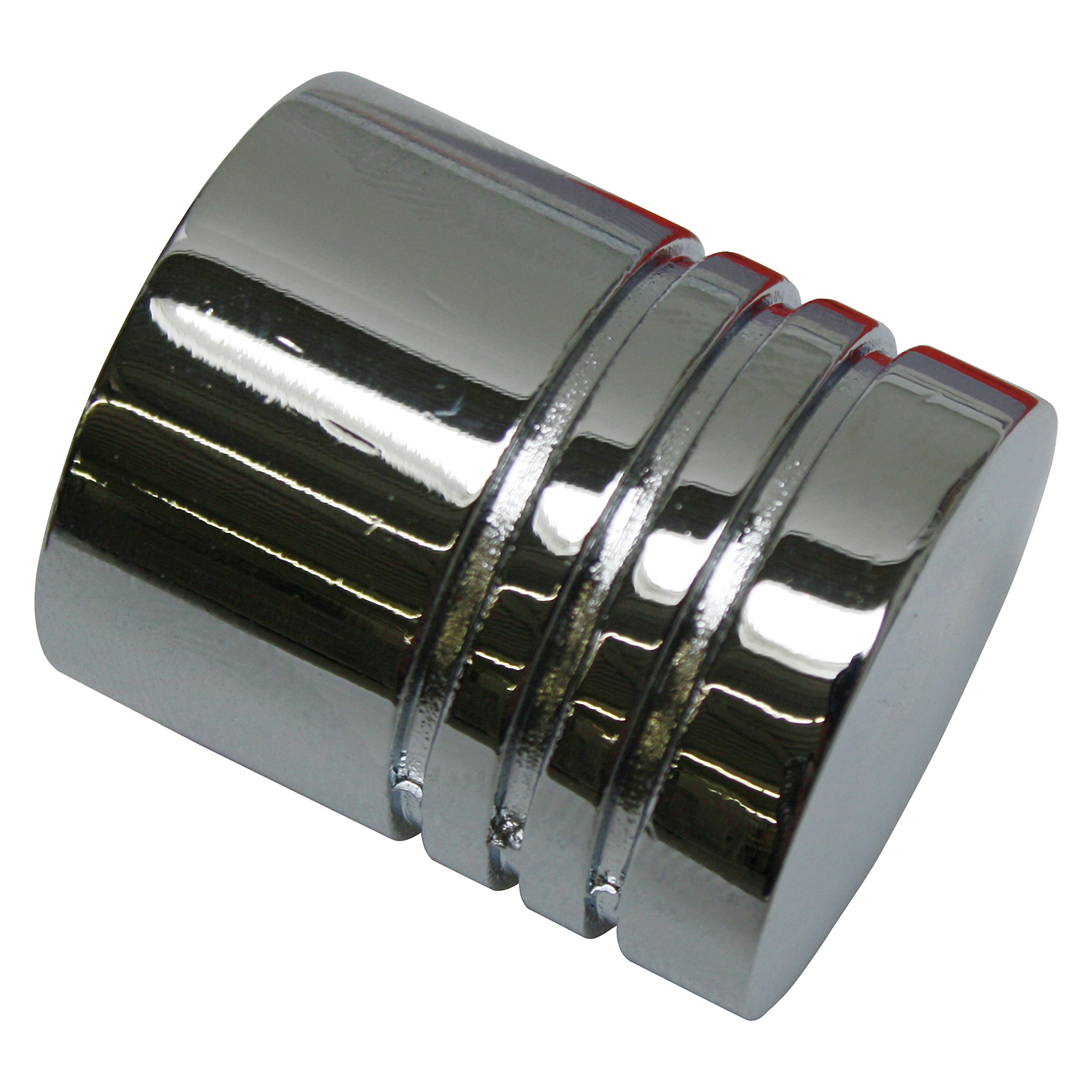 Gardinia Endpin Ø 20 mm Chrom, Metal Chrome, Cylinder