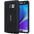 joylink Note 5 Case with Built-in Screen Protector, Black