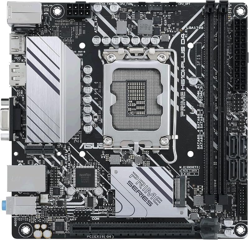 ASUS PRIME H610I-PLUS D4 Mini ITX Motherboard LGA 1700 PCIe 4.0 DDR4 USB 3.2