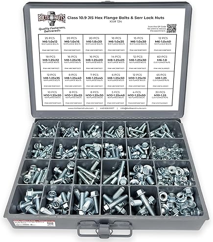 Amazon.com: M6 M8 M10 M12 Metric Class 10.9 JIS Hex Cap Flange