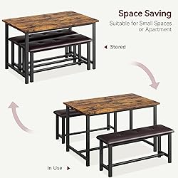 IDEALHOUSE Dining Table Set for 4, Kitchen Table