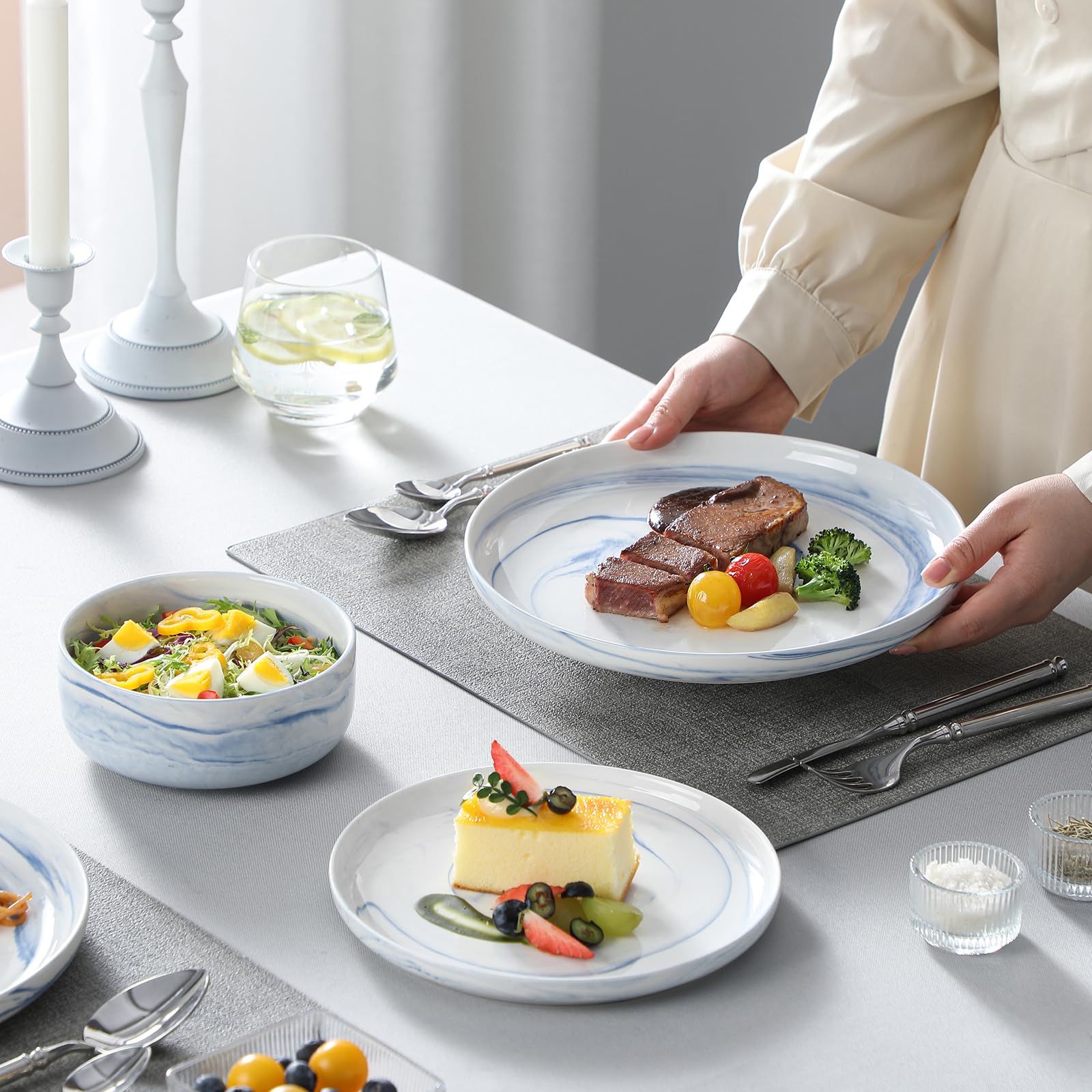 MALACASA Dinnerware Set
