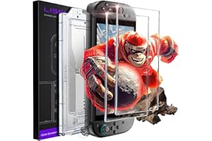 LISEN 2-Pack Screen Protector for Nintendo Switch 2 [2025 Upgrade] (ANTI-GLARE & Auto Alignment Kit) Tempered Glass, Accessories, Switch2 [Longest Durable] Full Coverage switch 2 HD Clear, 2 Pack