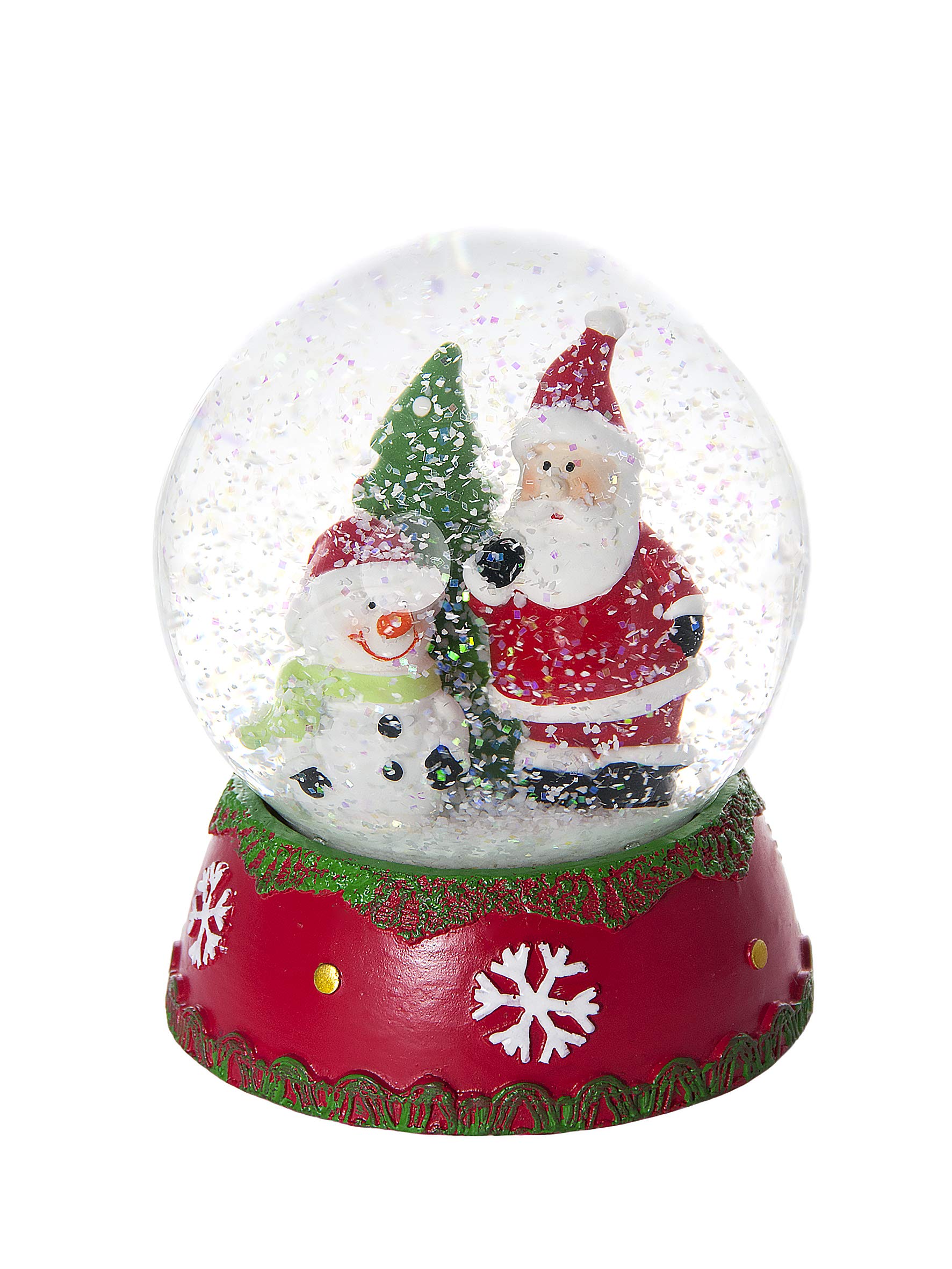 Mousehouse Gifts Fun Christmas Snow Globe for All the Family! (Musical Santa & Snowman) — image 1
