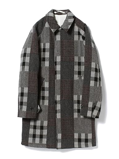 Jacquard Tweed Bal Collar Coat 11-19-0427-803