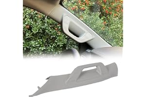 ECOTRIC A Pillar Grab Handle Assist Panel Compatible with 2014-2019 Chevy Silverado GMC Sierra Grab Bar Gray Left Driver Side