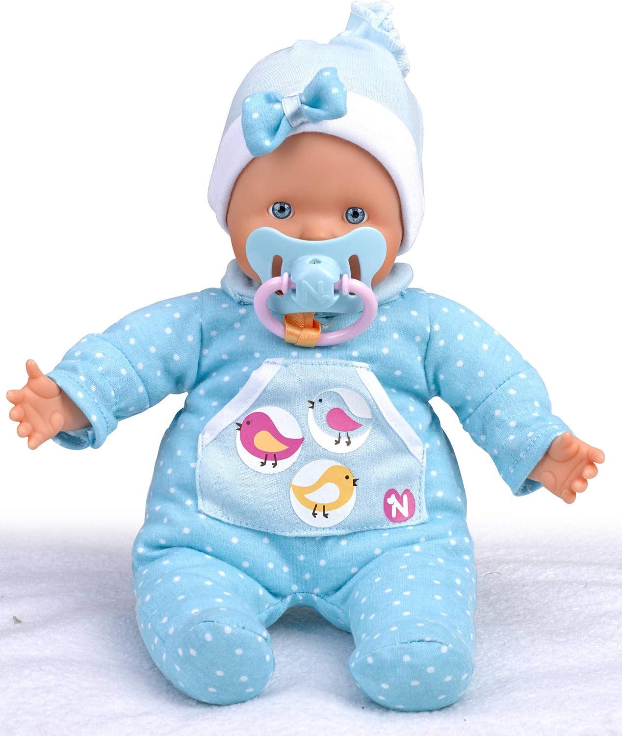 GAGAKU Bambola 30 Cm Con Abito Bianco - Morbida E Pettinabile Per Bambine - 3
