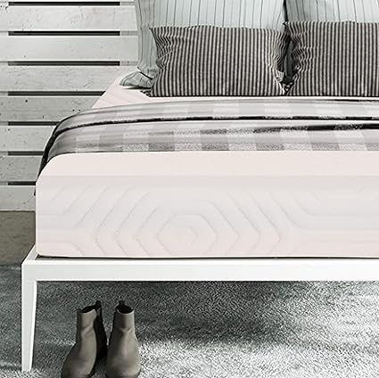 Sleep Spa Premium Orthopaedic 8 King Size Memory Foam Mattress (Beige,78X72X8)