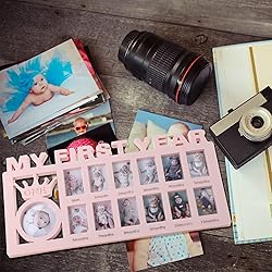 Unittype My First Year Baby Picture Frame Newborn