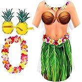 Jeyiour Womens Bikini Shirt Cover up Funny Bandana Headband Retro Sunglasses Eyewear Halloween Party Outfit