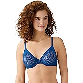 Wacoal Womens Halo Lace Unlined Mid Coverage Underwire Bra, 851205