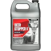 Deer Stopper II, Liquid Animal Stopper Repellent, All Natural, Effective All Year Round, Safe for People and Pets, No Harsh Chemicals, Ready to Use, Deer &amp; Elk Repellent - 1 Gallon Concentrate