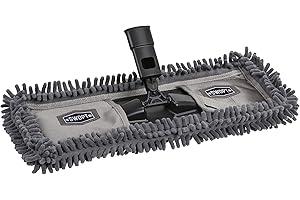 SWOPT 18” Microfiber Dust Mop Head with Refill – Microfiber Mop Head for Use on Wood, Laminate and Tile Floors, Lint Free Cleaning – 5102C6