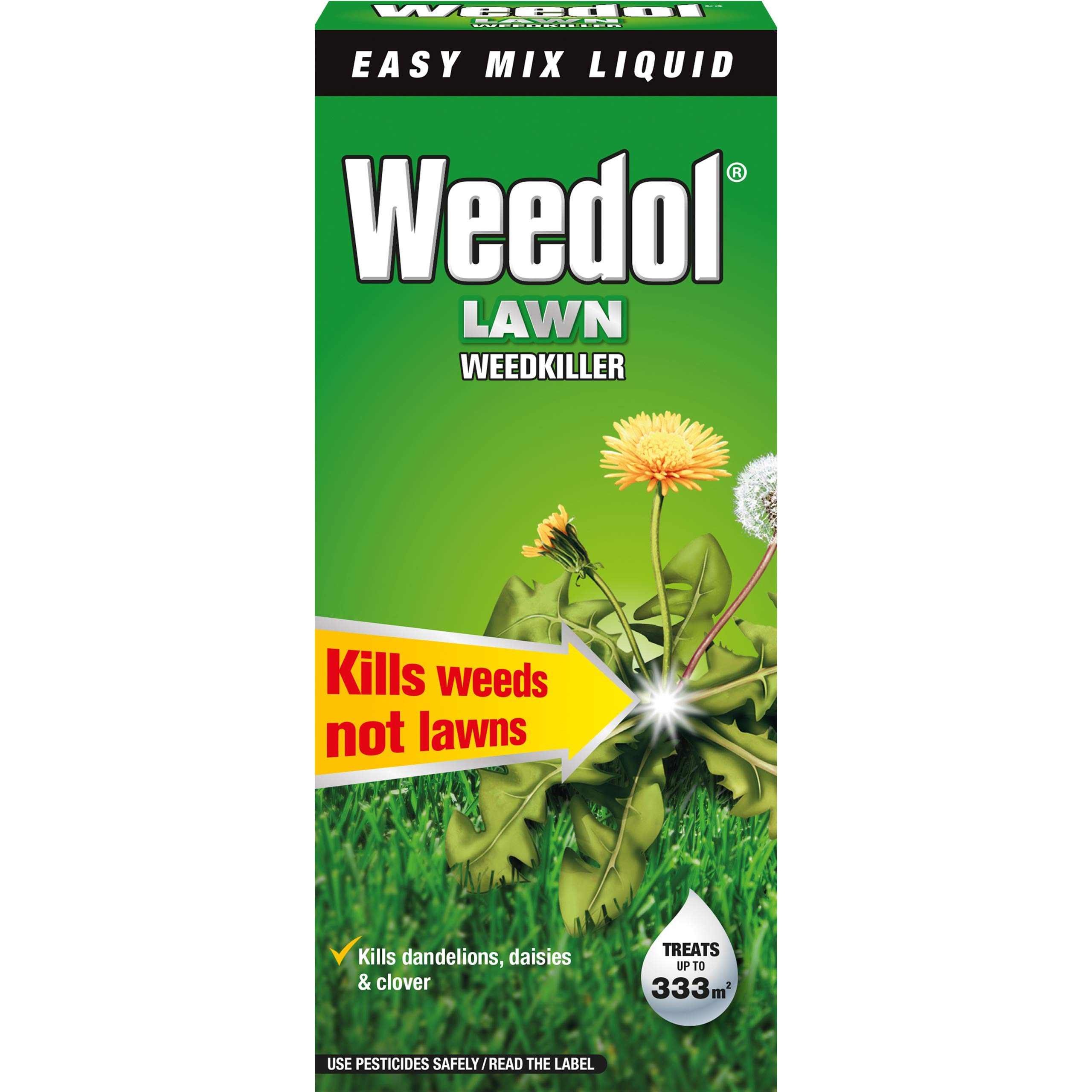 Weedol 3 x Concentrated Lawn weedkiller 500ml