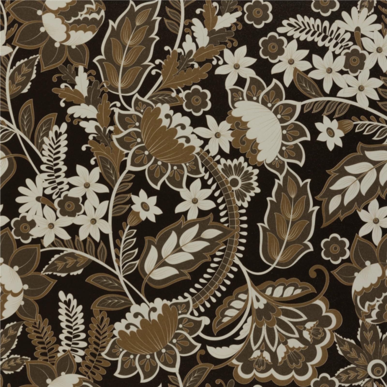 Photo 1 of Abyssaly Boho Peel and Stick Wallpaper, Vintage Dark Floral Wallpaper, Vinyl Self Adhesive Decorative Wall Paper, Removable Flower Contact Paper for Furniture Shelf Drawer Cabinet Decor 17.3" x 118"