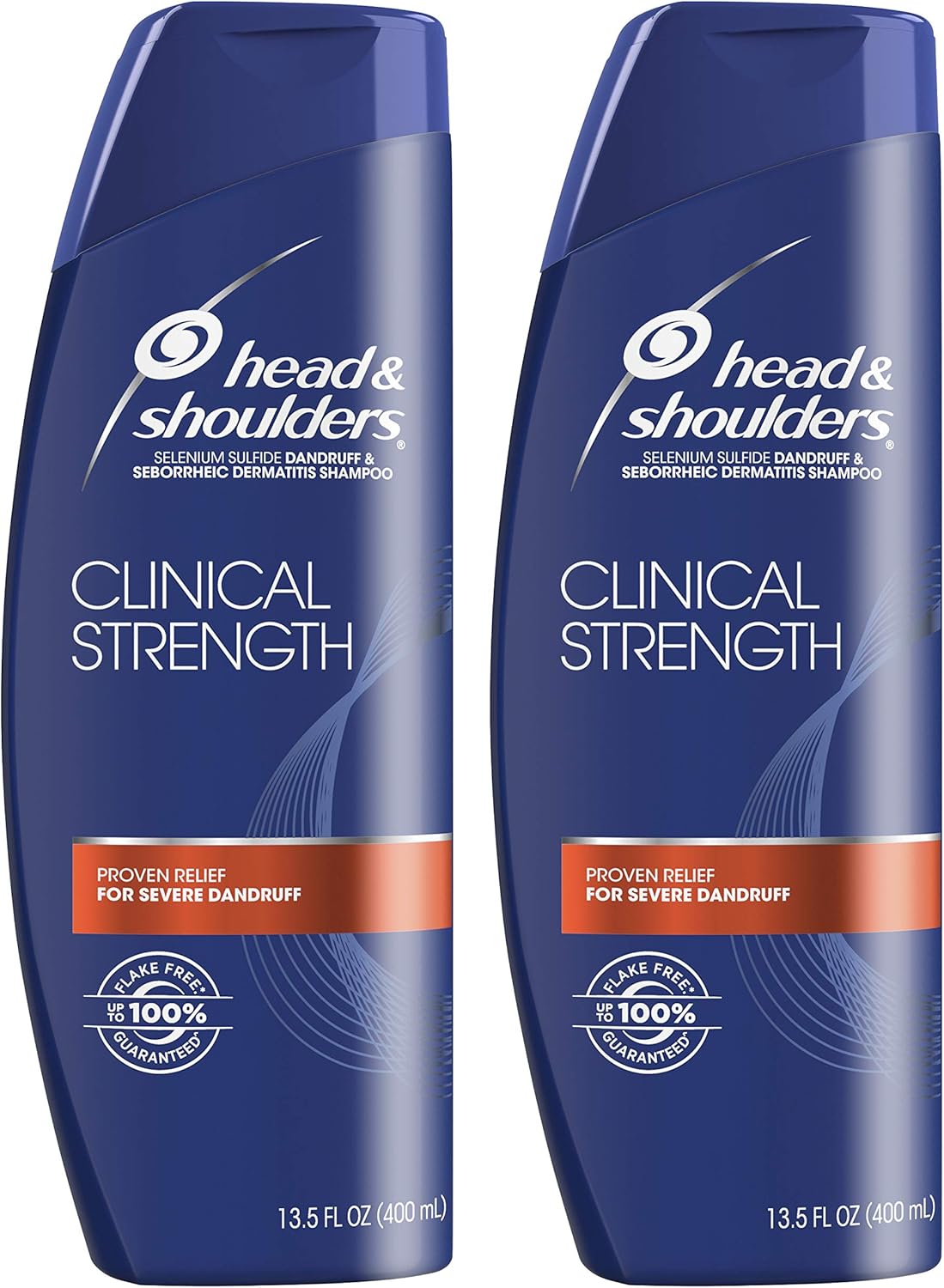 Head and Shoulders Shampoo, Clinical Strength Dandruff Defense - Dry Scalp Rescue, Extra Strength Formula with Manuka Honwy - Twin Pack