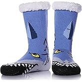 SDBING Mens Slipper Socks with Grippers Winter Warm Cozy Thick Fuzzy Indoor Fluffy Home Socks