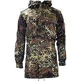 Original German Army Field Jacket Military Issue Hooded Parka Flecktarn camouflage Combat