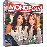 Monopoly: Gilmore Girls, Buy, Sell & Trade Iconic Stars Hollow Locations, Includes 6 Collectible Tokens Like Coffee Cup & Luke’s Hat, Fun Game for Fans & Families, Official Gilmore Girls Merchandise