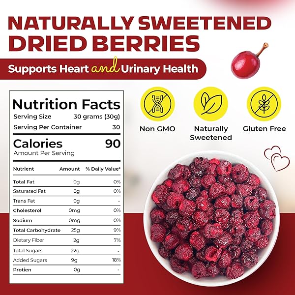 SWEETBLISSMIX DRIED CRANBERRIES – SOFT, MOIST & SWEETENED SLICED CRANBERRIES DRIED FRUIT IN RESEALABLE BAG – SWEET AND HEALTHY SNACK FOR SALADS, COOKING, FRUIT SNACKS, BAKING AND TOPPING (2 POUNDS)