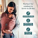 Koala Babycare Baby Sling Easy to Wear Ergonomic Support Bordeaux up to 9 kg view 4