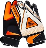 SAWANS Football Goalkeeper Gloves Youth Kids Kids Size 2 Black Orange view 2