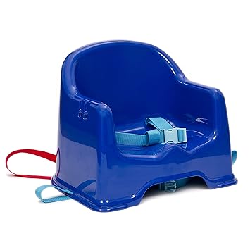 blue booster seat