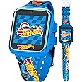Hot Wheels Interactive Kids Smartwatch – Touchscreen Watch with Camera, Games, Voice Recorder, Step Tracker, Alarm & Timer – Racing-Inspired Design, USB Rechargeable – Fits Wrists 5.5" to 8"