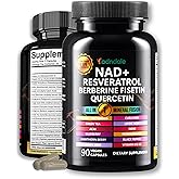 Adndale Liposomal NAD Supplement. Longevity Formula NMN Supplement Alternative. 90CT Advanced NAD+ Resveratrol