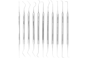 Excelta - 334 - Probe - Double Ended - Two Star - SS - .01" (.25mm), 0.25" Height, 0.25" Wide, 5Length